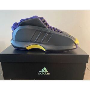 Adidas Crazy‎ 1 Purple Gold Kobe Bryant Men Basketball Shoes FZ6208- NWB-Men 10